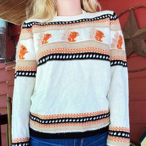 Cotton On Knit Squirrel Sweater!